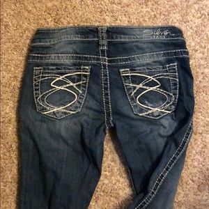 Distressed Silver Jeans